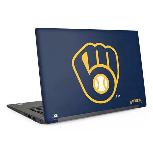 MLB Milwaukee Brewers - Solid Distressed Dell Latitude Skin