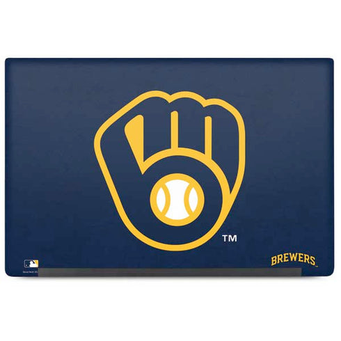 MLB Milwaukee Brewers - Solid Distressed Dell Latitude Skin