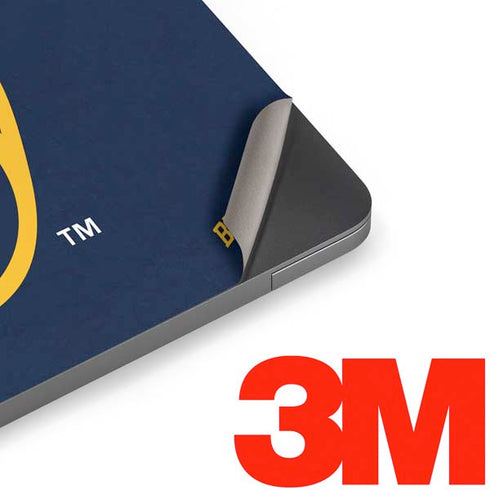 MLB Milwaukee Brewers - Solid Distressed Apple MacBook Air Skin