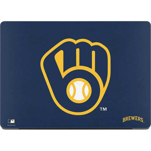 MLB Milwaukee Brewers - Solid Distressed Apple MacBook Pro 14-inch Skin