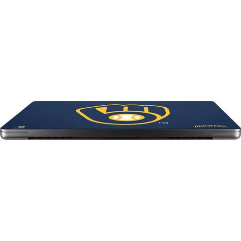 MLB Milwaukee Brewers - Solid Distressed Apple MacBook Pro 14-inch Skin