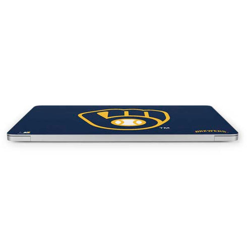 MLB Milwaukee Brewers - Solid Distressed Apple MacBook Pro 16-inch Skin