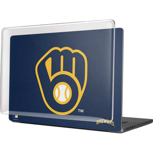 MLB Milwaukee Brewers - Solid Distressed MacBook Cases