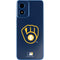 MLB Milwaukee Brewers - Solid Distressed Moto G Play 4G (2024) Skin