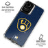 MLB Milwaukee Brewers - Solid Distressed Moto G Power 5G (2024) Clear Case