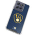 MLB Milwaukee Brewers - Solid Distressed Moto G Stylus 5G (2025) Clear Case