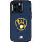MLB Milwaukee Brewers - Solid Distressed Otterbox Defender iPhone Skin