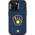 MLB Milwaukee Brewers - Solid Distressed Otterbox Defender iPhone Skin