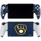 MLB Milwaukee Brewers - Solid Distressed PlayStation Portal Remote Player Skin