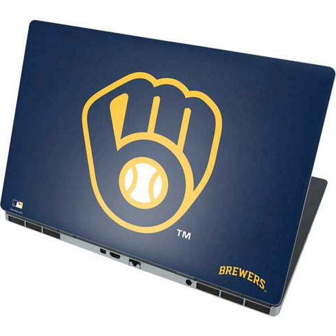 MLB Milwaukee Brewers - Solid Distressed Dell Precision Skin