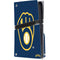 MLB Milwaukee Brewers - Solid Distressed PS5 Pro Disk Console Skin