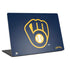 MLB Milwaukee Brewers - Solid Distressed Laptop Skins