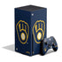 MLB Milwaukee Brewers - Solid Distressed Xbox Series X Skins
