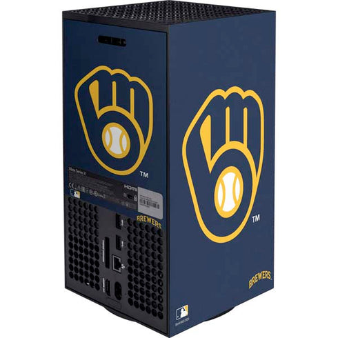 MLB Milwaukee Brewers - Solid Distressed XBox Series X Digital Edition Bundle Skin