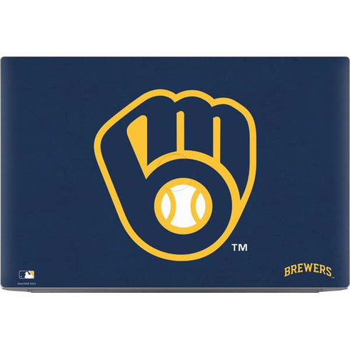 MLB Milwaukee Brewers - Solid Distressed Dell XPS Skin