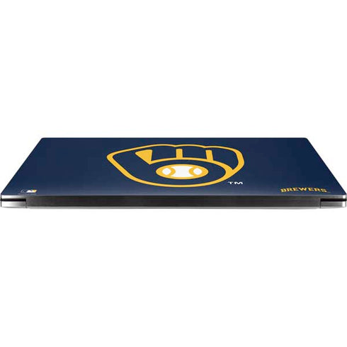 MLB Milwaukee Brewers - Solid Distressed Dell XPS Skin