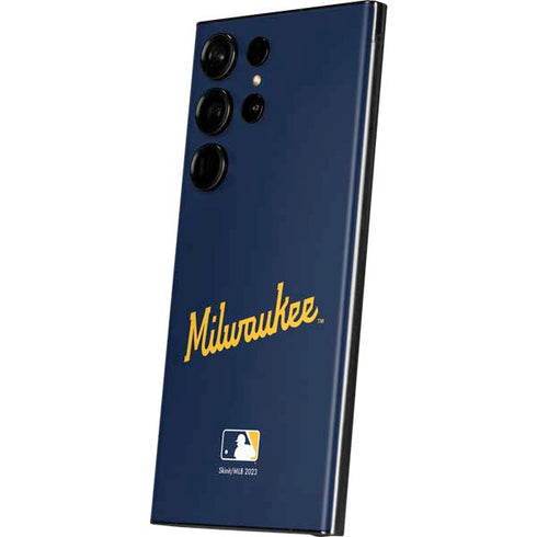 MLB Milwaukee Brewers Alternate/Away Jersey Galaxy Skins