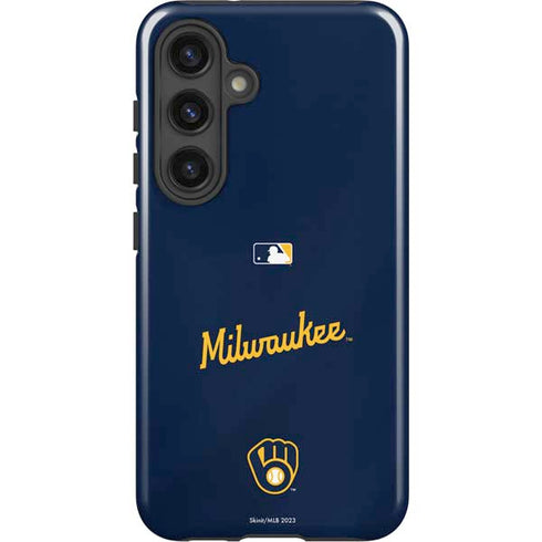 MLB Milwaukee Brewers Alternate/Away Jersey Galaxy S25 Plus Impact Case