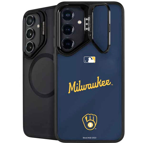 MLB Milwaukee Brewers Alternate/Away Jersey Galaxy S24 Plus Kickstand Case