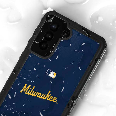 MLB Milwaukee Brewers Alternate/Away Jersey Galaxy S24 Plus Waterproof Case