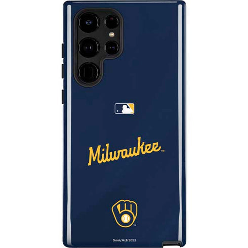 MLB Milwaukee Brewers Alternate/Away Jersey Galaxy S25 Ultra Impact Case