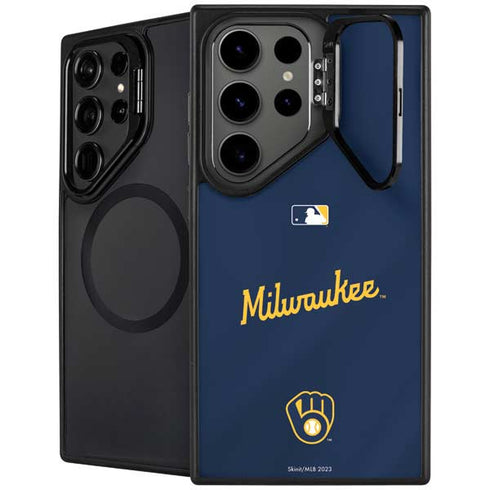 MLB Milwaukee Brewers Alternate/Away Jersey Galaxy S24 Ultra Kickstand Case