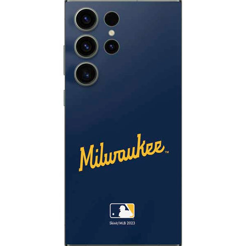 MLB Milwaukee Brewers Alternate/Away Jersey Galaxy S25 Ultra Skin