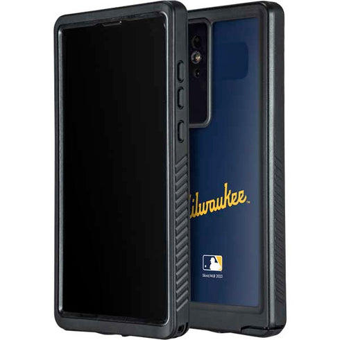 MLB Milwaukee Brewers Alternate/Away Jersey Galaxy S24 Ultra Waterproof Case
