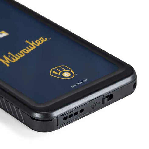 MLB Milwaukee Brewers Alternate/Away Jersey Galaxy S24 Waterproof Case