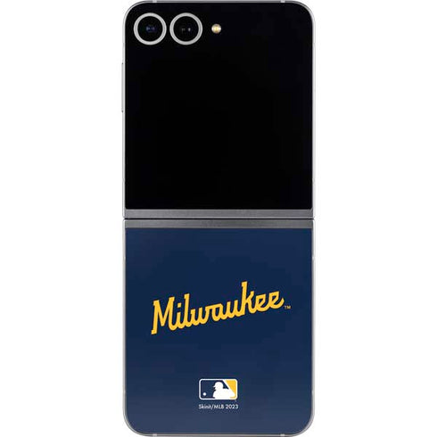 MLB Milwaukee Brewers Alternate/Away Jersey Galaxy Z Flip6 Skin