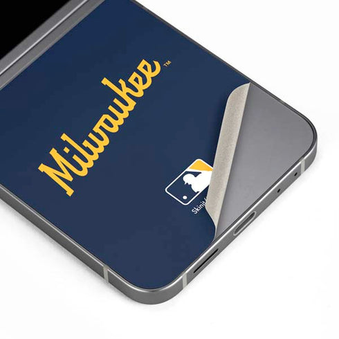 MLB Milwaukee Brewers Alternate/Away Jersey Galaxy Z Flip6 Skin