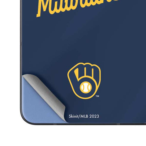 MLB Milwaukee Brewers Alternate/Away Jersey Galaxy Z Fold5 5G Skin