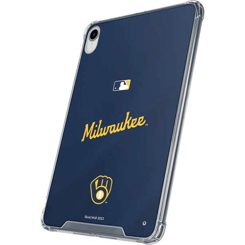 MLB Milwaukee Brewers Alternate/Away Jersey iPad 11th Gen (2025) Clear Case