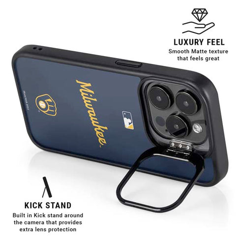 MLB Milwaukee Brewers Alternate/Away Jersey iPhone 13 Pro Kickstand Case