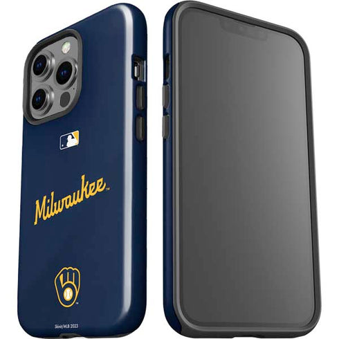 MLB Milwaukee Brewers Alternate/Away Jersey iPhone 15 Pro Impact Case
