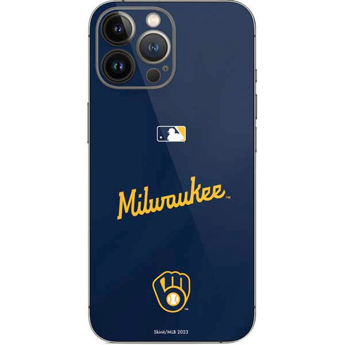 MLB Milwaukee Brewers Alternate/Away Jersey iPhone 15 Pro Max Skin