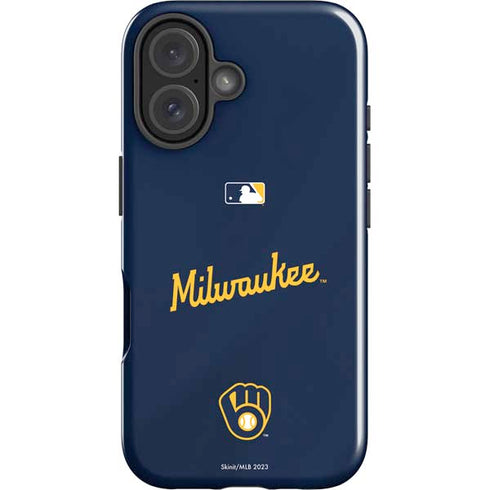 MLB Milwaukee Brewers Alternate/Away Jersey iPhone 16 Impact Case