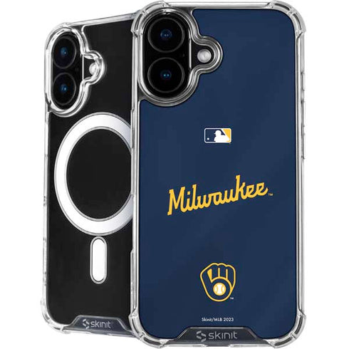 MLB Milwaukee Brewers Alternate/Away Jersey iPhone 16 Plus MagSafe Case