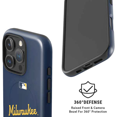 MLB Milwaukee Brewers Alternate/Away Jersey iPhone 16 Pro Magsafe Impact Case