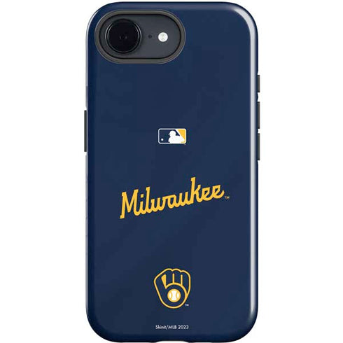 MLB Milwaukee Brewers Alternate/Away Jersey iPhone 16e Impact Case