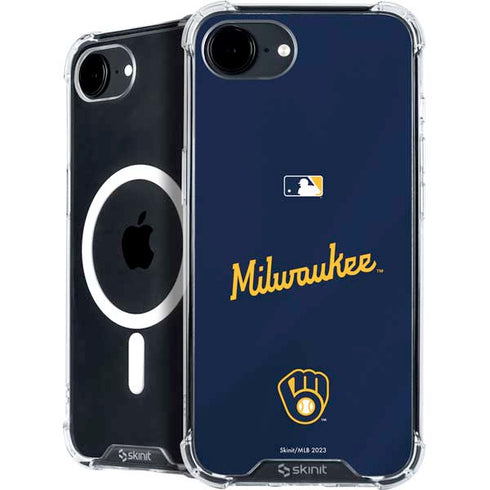 MLB Milwaukee Brewers Alternate/Away Jersey iPhone 16e MagSafe Case