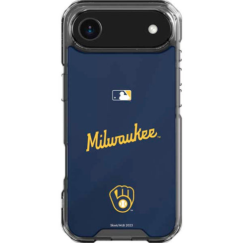 MLB Milwaukee Brewers Alternate/Away Jersey iPhone 17 Air Clear Case