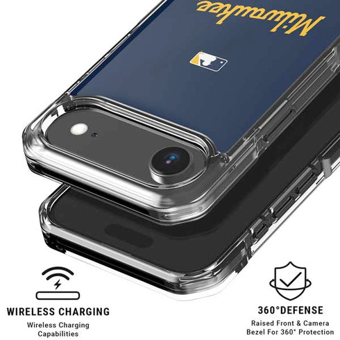MLB Milwaukee Brewers Alternate/Away Jersey iPhone 17 Air Clear Case