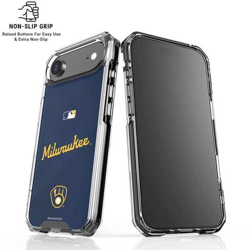 MLB Milwaukee Brewers Alternate/Away Jersey iPhone 17 Air Clear Case