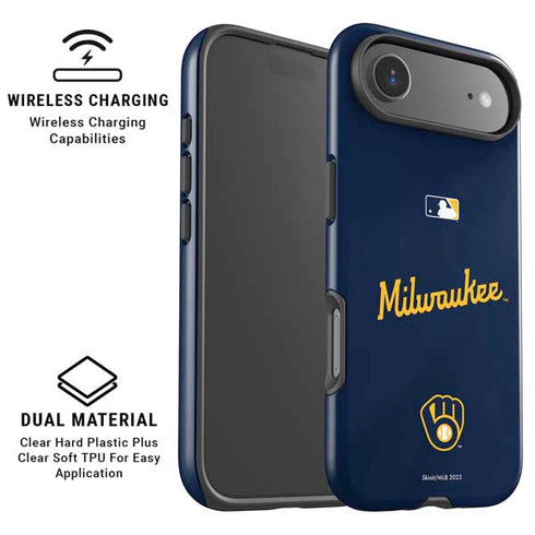 MLB Milwaukee Brewers Alternate/Away Jersey iPhone 17 Air Magsafe Impact Case