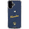 MLB Milwaukee Brewers Alternate/Away Jersey iPhone 17 Clear Case
