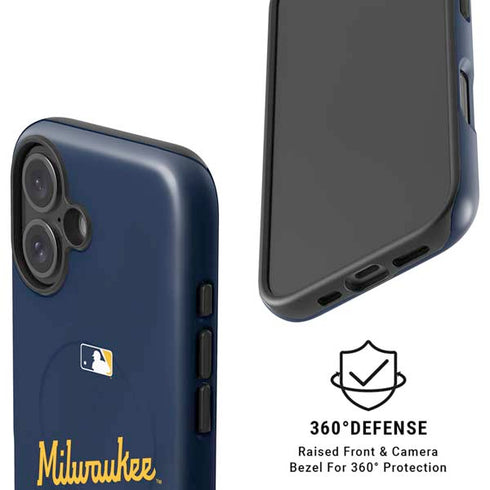 MLB Milwaukee Brewers Alternate/Away Jersey iPhone 17 Magsafe Impact Case