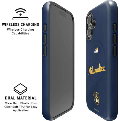 MLB Milwaukee Brewers Alternate/Away Jersey iPhone 17 Magsafe Impact Case