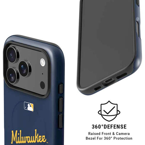MLB Milwaukee Brewers Alternate/Away Jersey iPhone 17 Pro Magsafe Impact Case