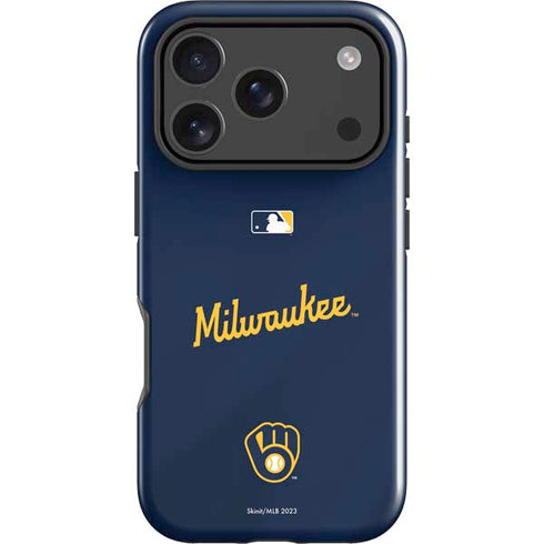 MLB Milwaukee Brewers Alternate/Away Jersey iPhone 17 Pro Max Impact Case